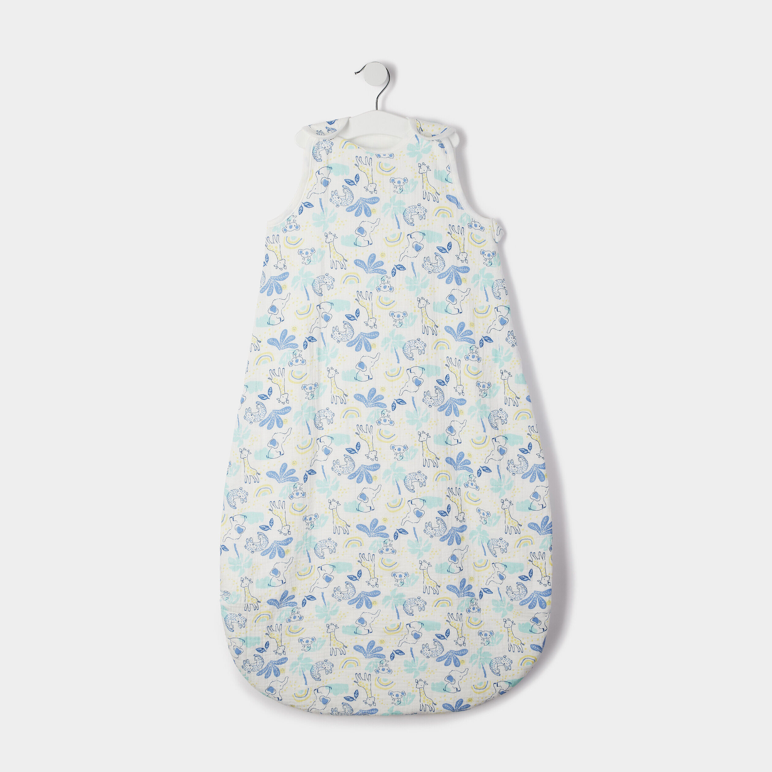 Gigoteuse coton TOG 1 sans manches blanc bébé