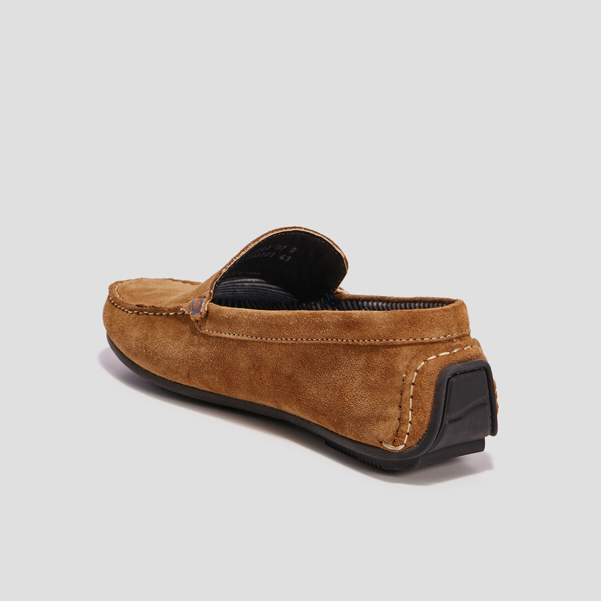 Mocassins en cuir sable homme