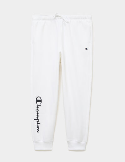 Pantalon de jogging &eacute;lastiqu&eacute; Champion blanc homme