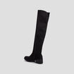 Bottes cuissardes zippées noir femme