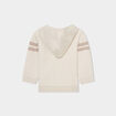 Pull à capuche manches longues Creeks beige bébé garçon