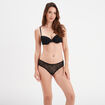 Shorty en dentelle noir femme