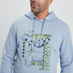 Sweat à capuche hoodie Pokémon bleu homme