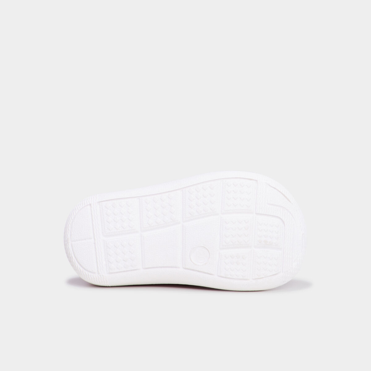 Chaussons tricot à semelle souple rose bébé fille
