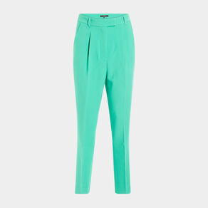 pantalon jambes larges a pinces vert menthe femme Pantalon jambes larges à pinces vert menthe femme