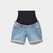 Short de grossesse en jean denim stone femme maternit&eacute;