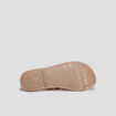 Sandales en cuir couleur bronze fille