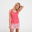 Ensemble pyjama 2 pièces creme femme