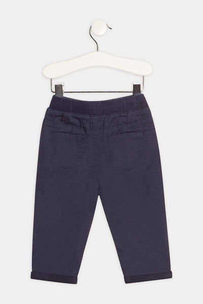 Pantalon droit bleu marine bébé garçon