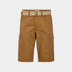 Bermuda cargo ceinturé marron clair homme