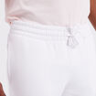 Pantalon jogging droit molleton blanc homme