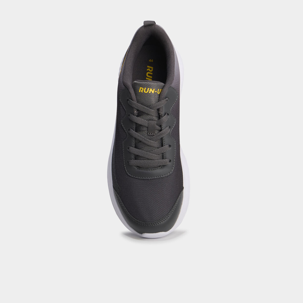 Baskets running à scratchs gris homme