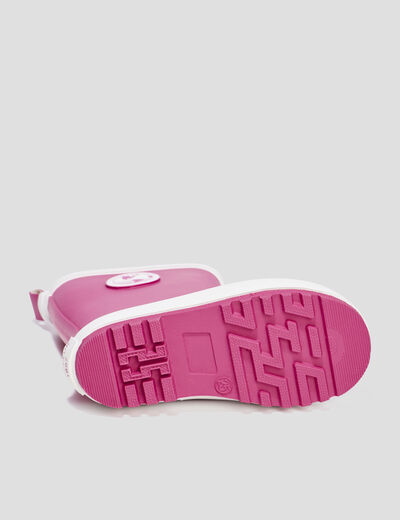 Bottes de pluie Trappeur rose fille