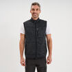 Gilet sans manches col montant gris fonc&eacute; homme