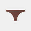 String microfibre sans coutures marron femme