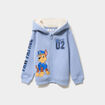 Sweat zippé à capuche Pat Patrouille bleu ciel garçon