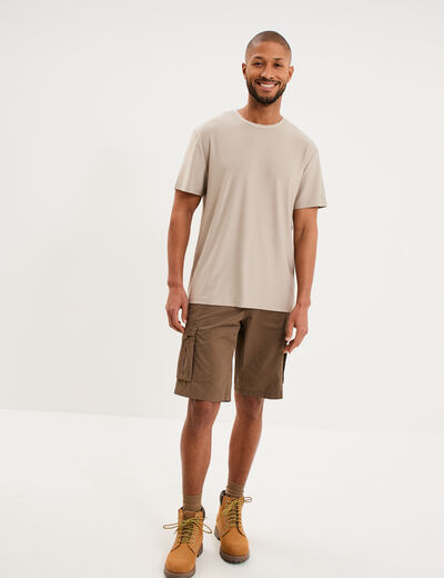 T-shirt confort respirant gris clair homme