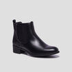 Bottines chelsea &agrave; paillettes noir femme