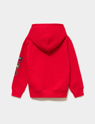 Sweat hoodie &agrave; capuche Sonic rouge gar&ccedil;on