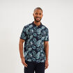 Polo jersey coton manches courtes bleu fonc&eacute; homme
