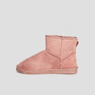 Bottines fourrées rose femme