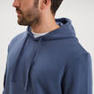 Sweat molleton &agrave; capuche hoodie bleu lavande homme