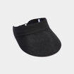 Visi&egrave;re paille tress&eacute;e noir femme