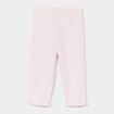 Pantalon doublé à paillettes rose clair bébé fille