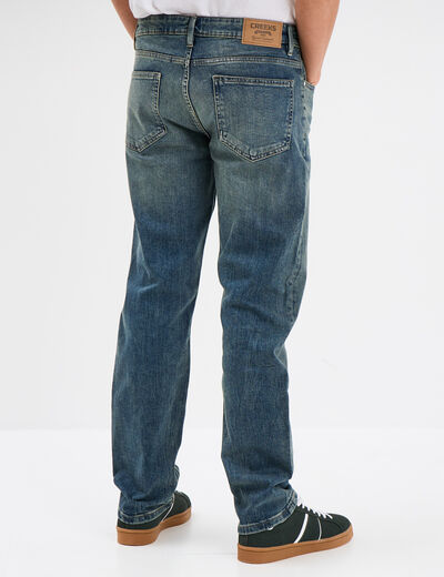 Jeans regular 5 poches Creeks denim used homme