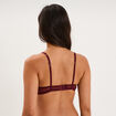 Soutien-gorge maxi push-up prune femme