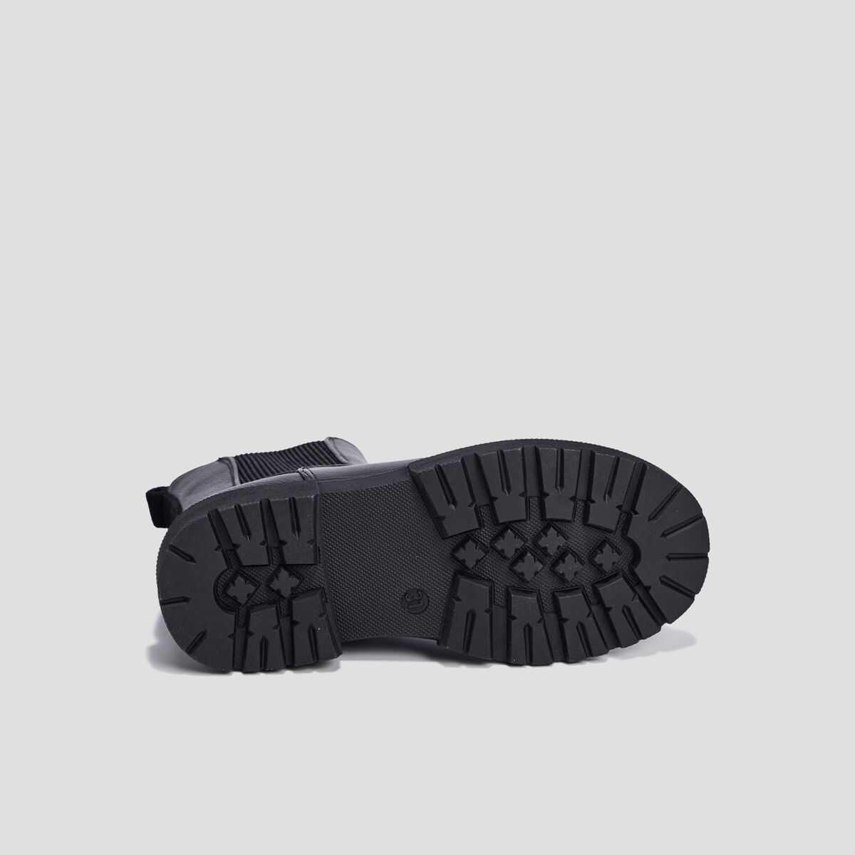 Bottines chelsea crantées noir fille