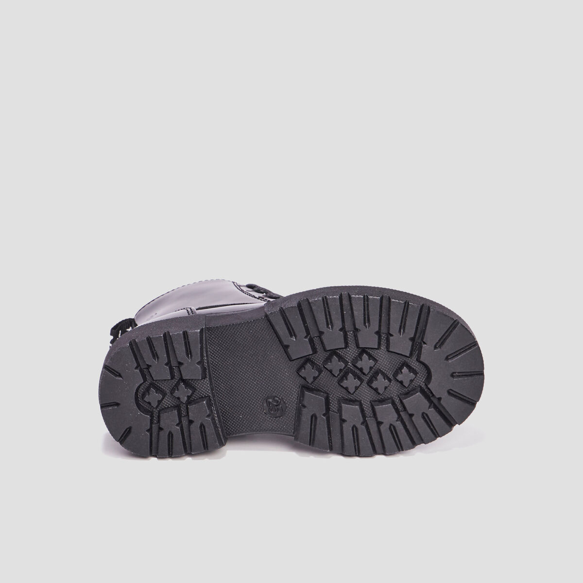 Bottines crant&eacute;es zipp&eacute;es Liberto noir fille