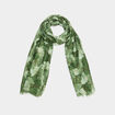 Foulard vert kaki femme