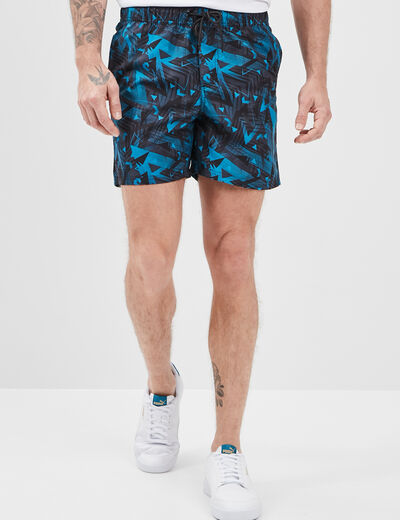 Short de bain noir homme