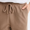 Bermuda droit effet reliéfé taupe homme