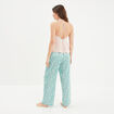 Ensemble pyjama 2 pièces bleu femme
