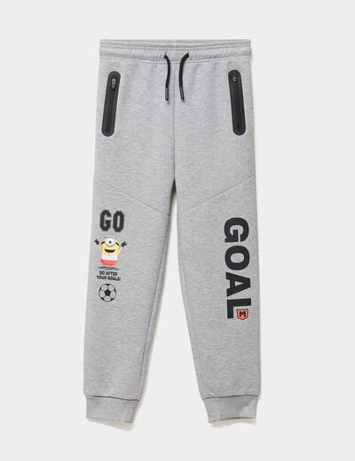 Pantalon de jogging regular gris gar&ccedil;on