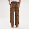 Pantalon cargo 2-en-1 modulable bermuda marron fonc&eacute; homme
