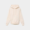Sweat hoodie molleton &agrave; capuche sable femme