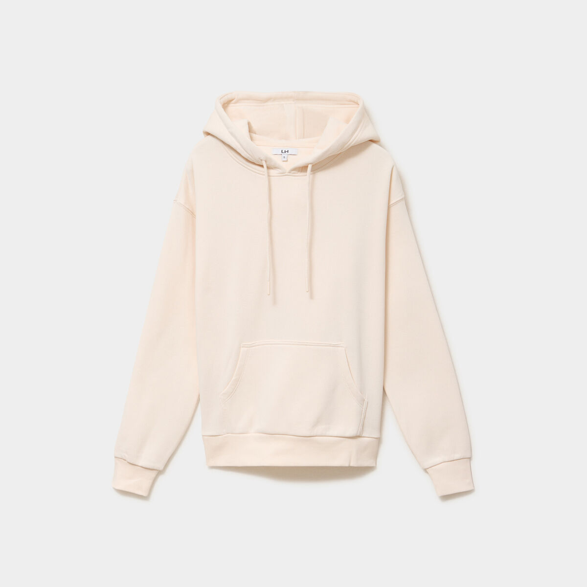 Sweat hoodie molleton &agrave; capuche sable femme