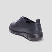 Derbies à lacets compensées bleu marine femme