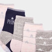 Lot 5 paires chaussettes rose b&eacute;b&eacute; fille