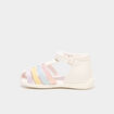 Sandales &agrave; scratchs semelle souple multicolore b&eacute;b&eacute; fille