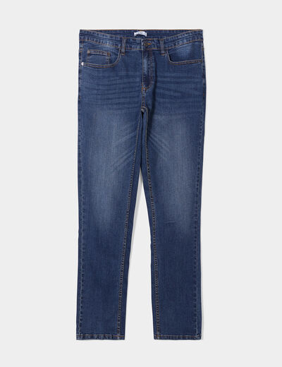 Jeans slim effet usé denim dirty homme