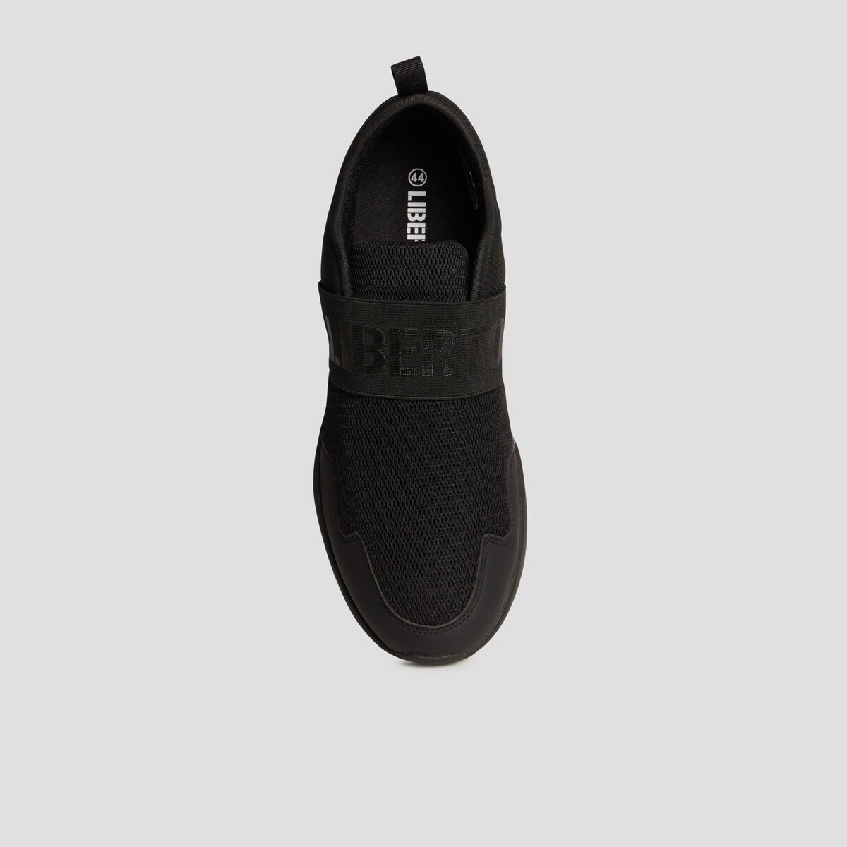 Baskets running languette d'enfilage noir homme