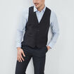 Gilet de costume sans manches bleu homme