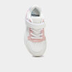 Tennis basses &agrave; scratchs bout renforc&eacute; blanc fille