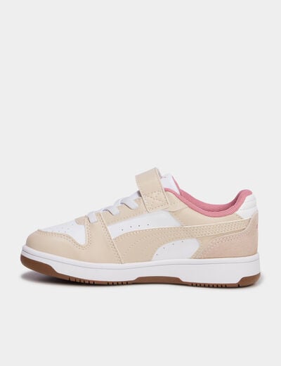 Baskets &agrave; scratchs Puma Rebound Slam sable fille