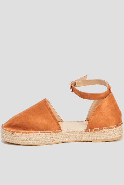 Sandales compensées Liberto marron femme