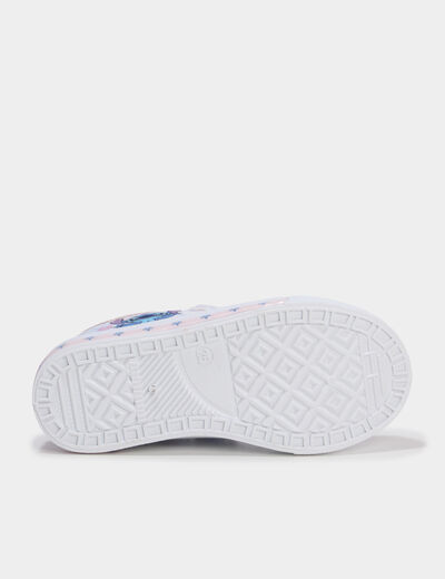 Tennis basses en toile lumineuses Stitch multicolore fille